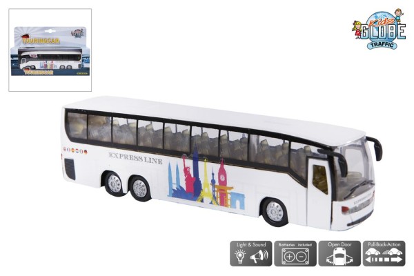 VM510761 Autobuz cu lumini și sunete, 19 cm